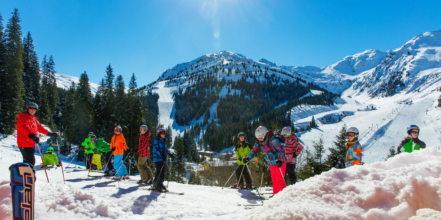 Skiing excursion with the school class in Hochfügen